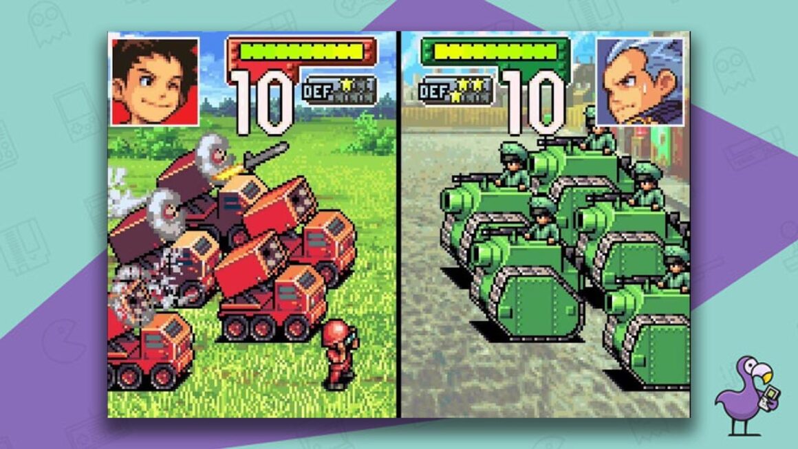 Advance Wars Game Case Cover Art
