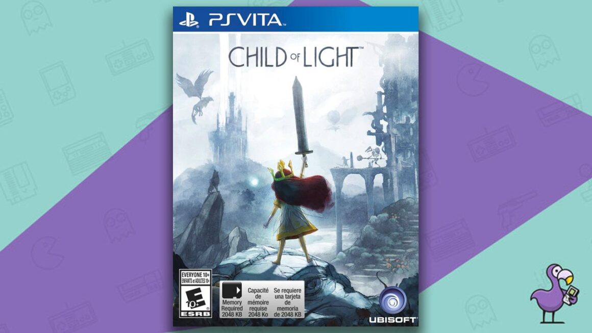 Melhores jogos PS Vita - arte da capa do jogo Child of Light