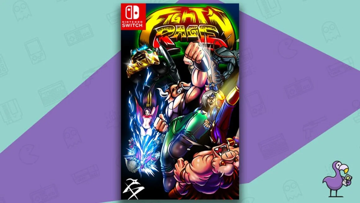 Melhores jogos de beat em up - arte da capa do jogo Fight 'N Rage Nintendo Switch