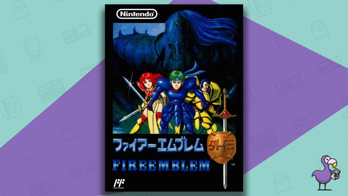 Melhores jogos Fire Emblem - arte da capa do jogo Fire Emblem Gaiden NES