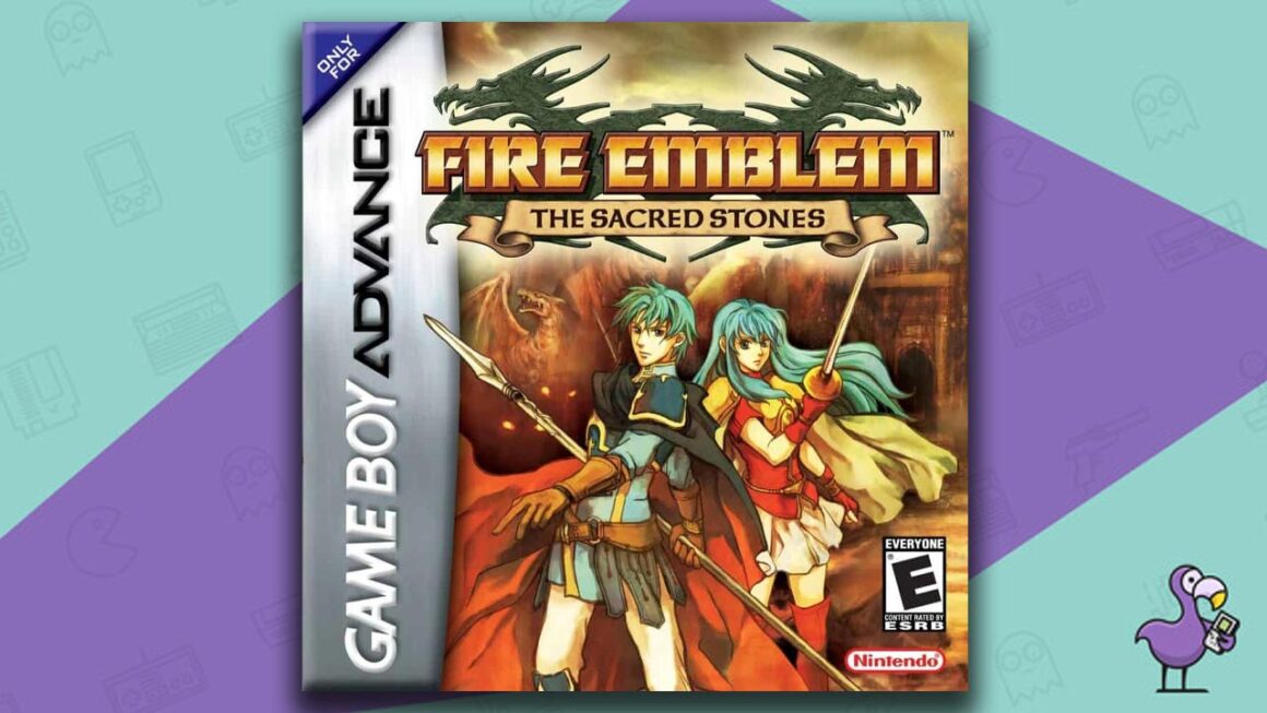Melhores Jogos Fire Emblem - Fire Emblem: The Sacred Stones GBA arte da capa do jogo