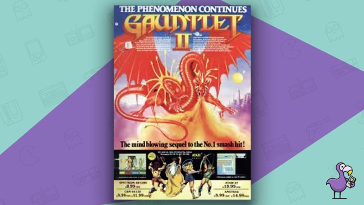 Melhores jogos Atari ST - capa do jogo Gauntlet II