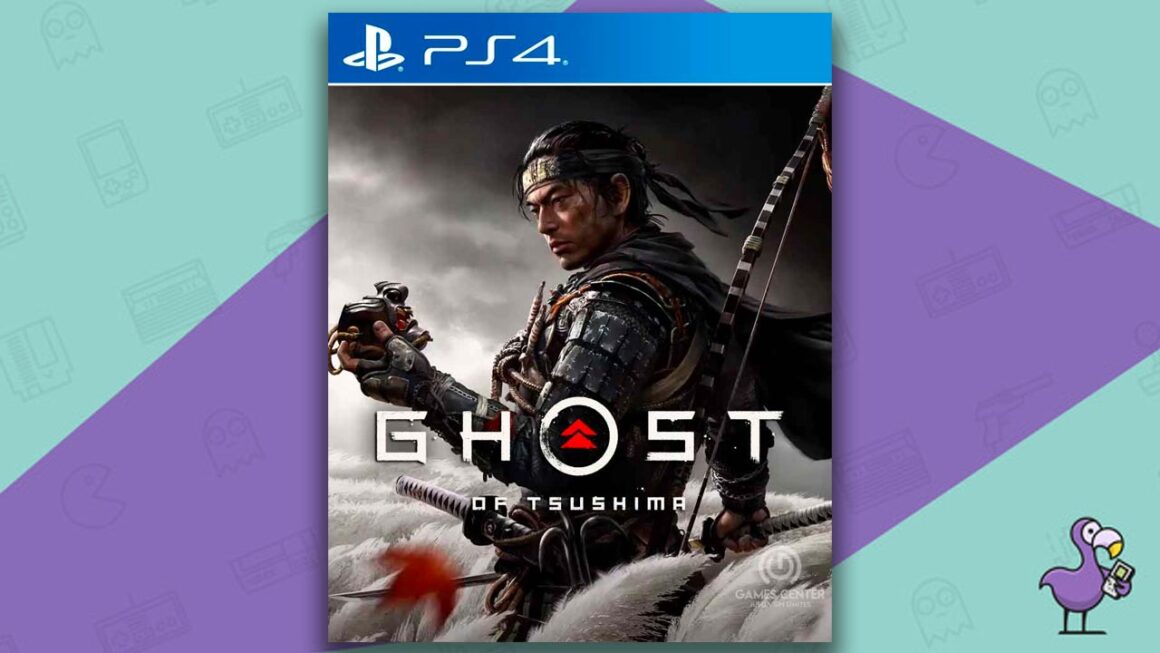 Melhores jogos de PS4 de mundo aberto - arte da capa do jogo Ghost of Tsushima