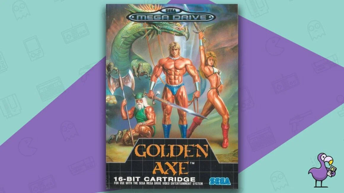 Melhores jogos de beat em up - Capa do jogo Golden Axe Mega Drive