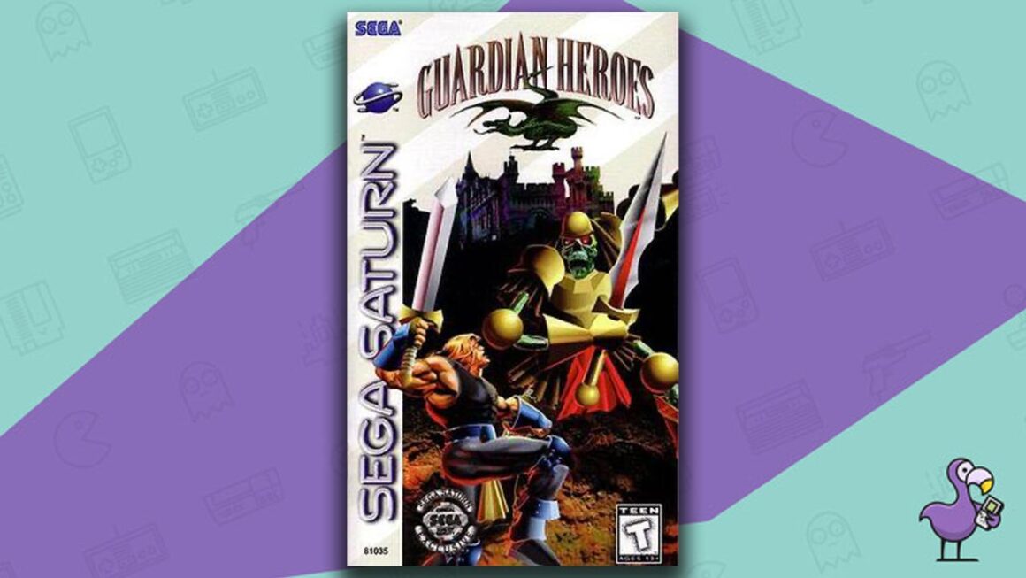 Melhores jogos beat em up - capa do jogo Guardian Heroes Sega Saturn