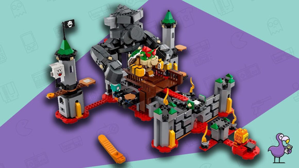 Melhores conjuntos de Nintendo Lego -Conjunto de batalha do chefe do castelo de Super Mario Bowser 