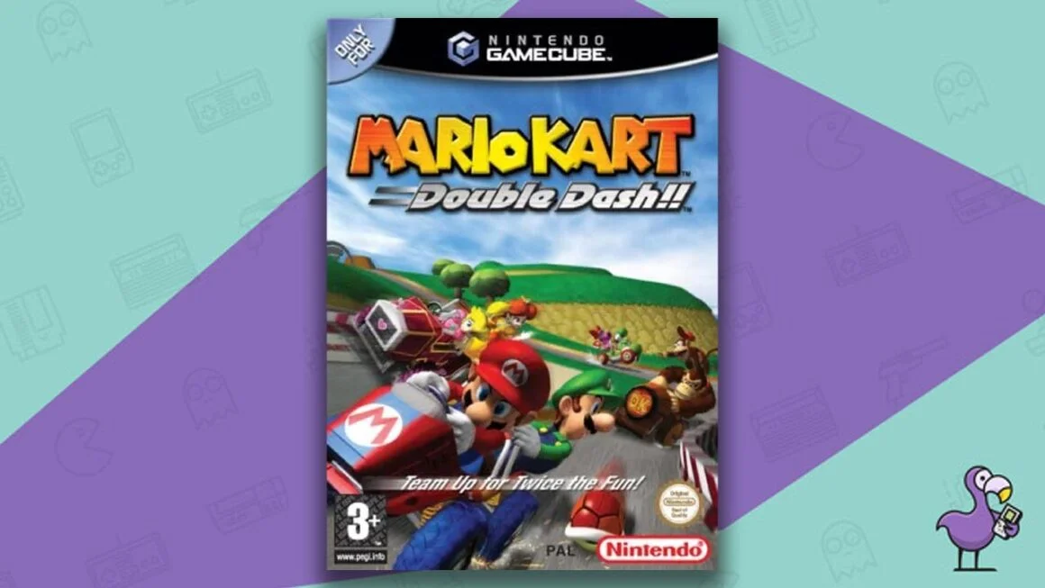 Mario Kart Double Dash Game Case Cover Art