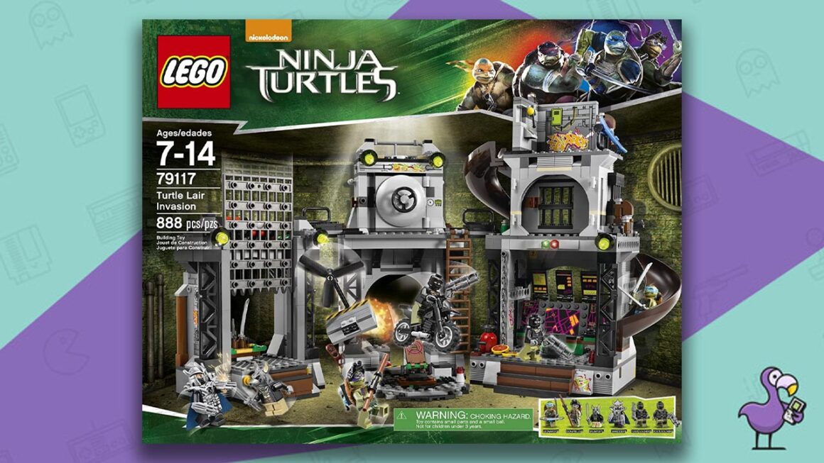 Ninja Turtles Lego Set Game Case Cover Art
