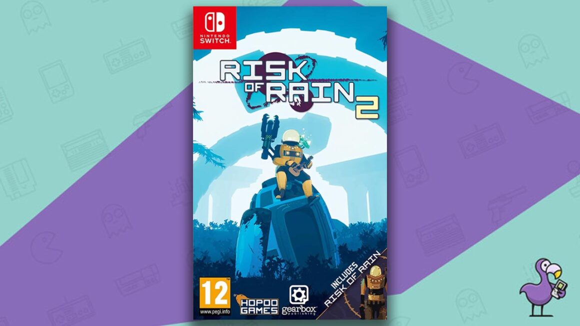 Melhores jogos indie no Switch - arte da capa do jogo Risk of Rain 2