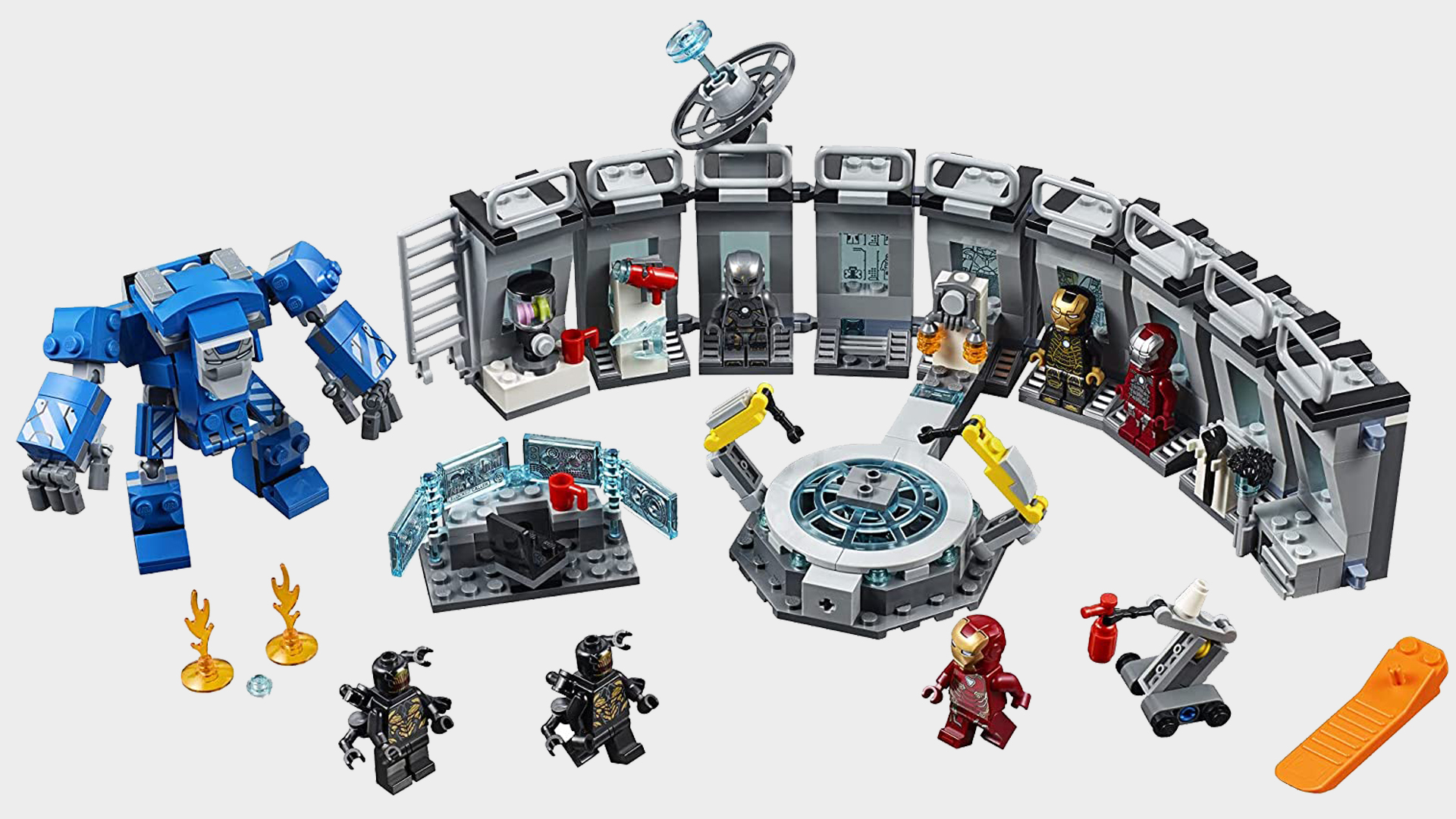 Salão de Armadura do Homem de Ferro LEGO (76125)