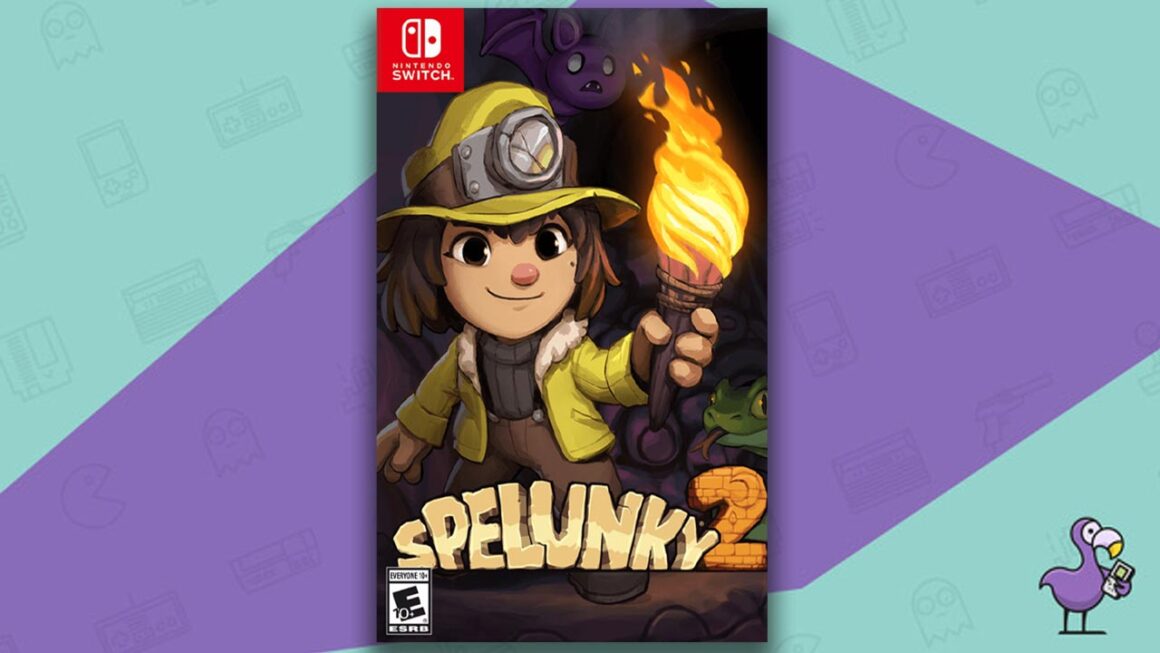 Melhores jogos indie no Switch - capa do jogo Spelunky 2