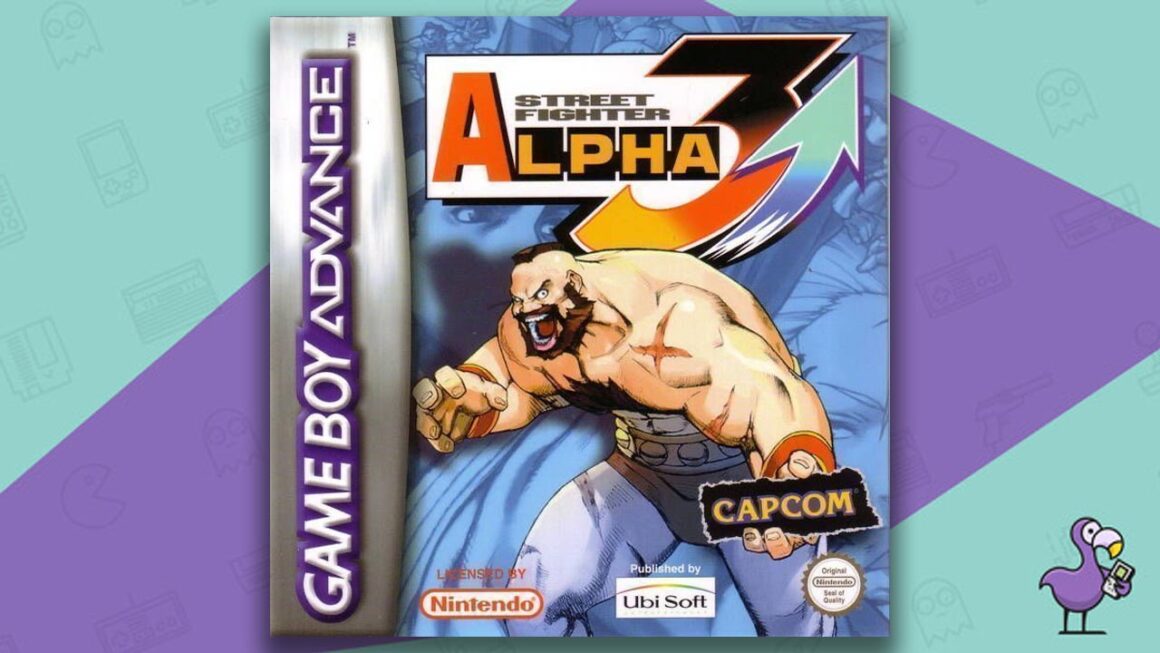 Melhores jogos multijogador GBA - arte da capa do jogo Street Fighter Alpha 3