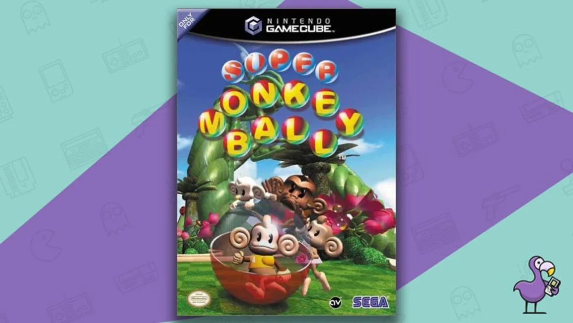 Super Monkey Ball Game Case Cover Art Best Multiplayer Gamecube Games
