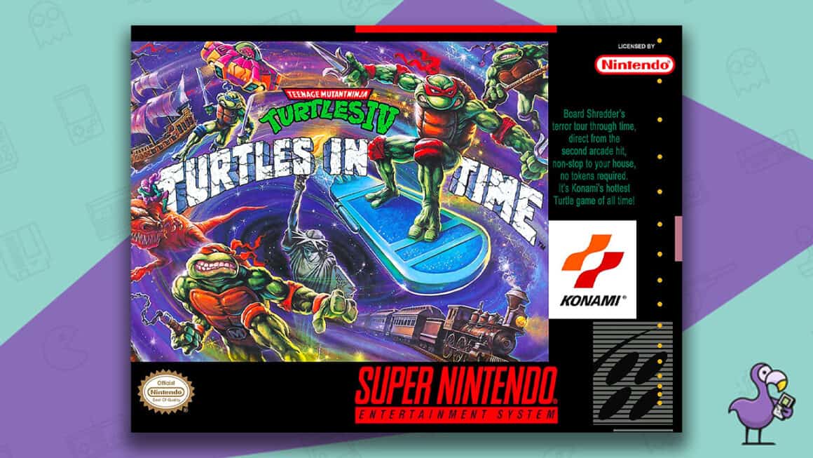 Melhores jogos de beat em up - Teenage Mutant Ninja Turtles IV - Turtles In Time