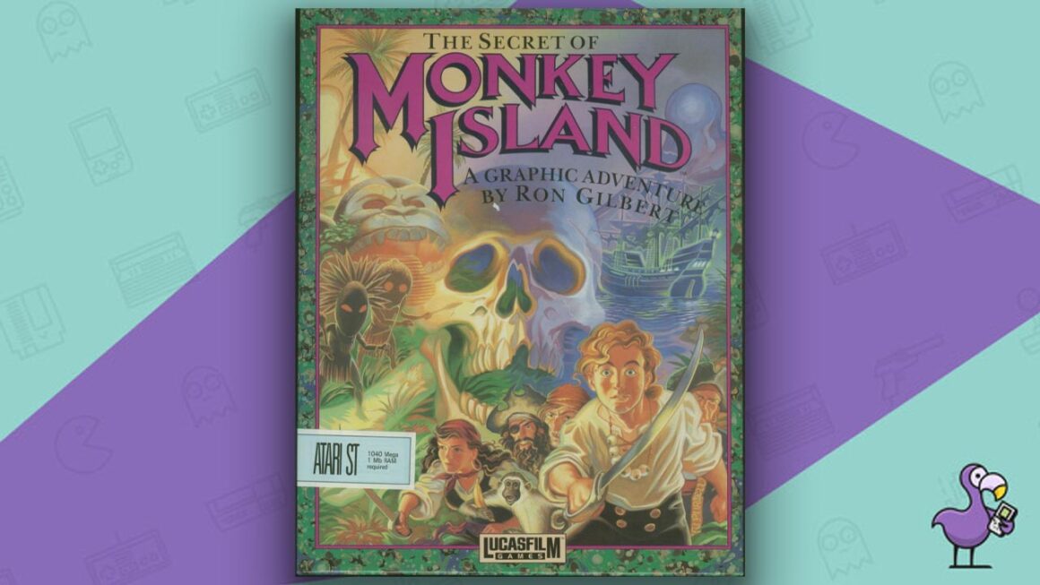 Melhores jogos Atari ST - The Secret of Monkey Island capa do jogo