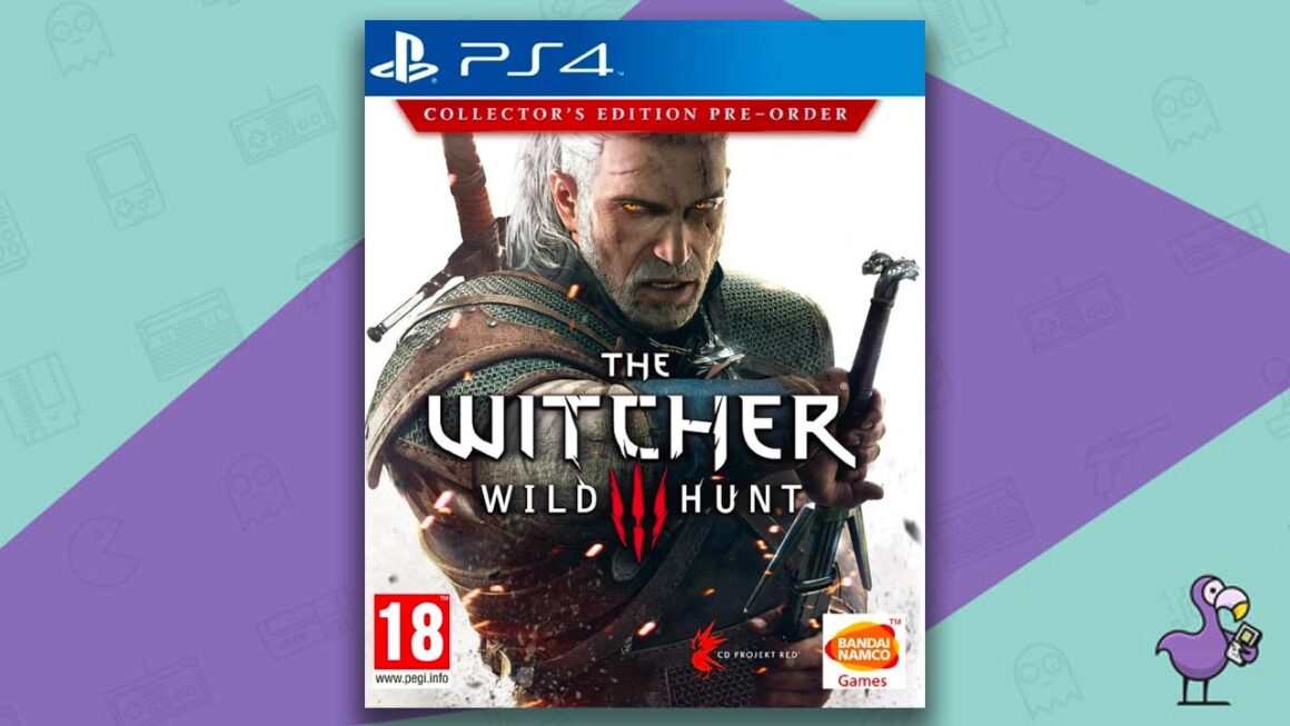 Melhores jogos de mundo aberto para PS4 - The Witcher 3: Wild Hunt capa do jogo