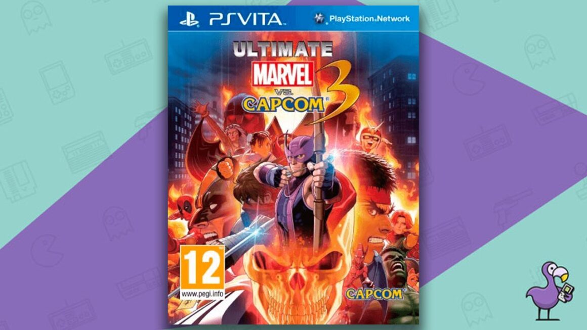 Melhores jogos PS Vita - Ultimate Marvel vs Capcom 3 capa do jogo
