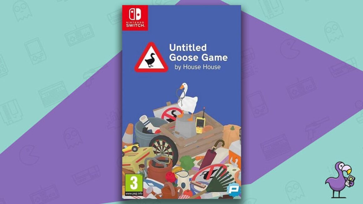 Melhores jogos indie no Switch - arte da capa do jogo Untitled Goose Game