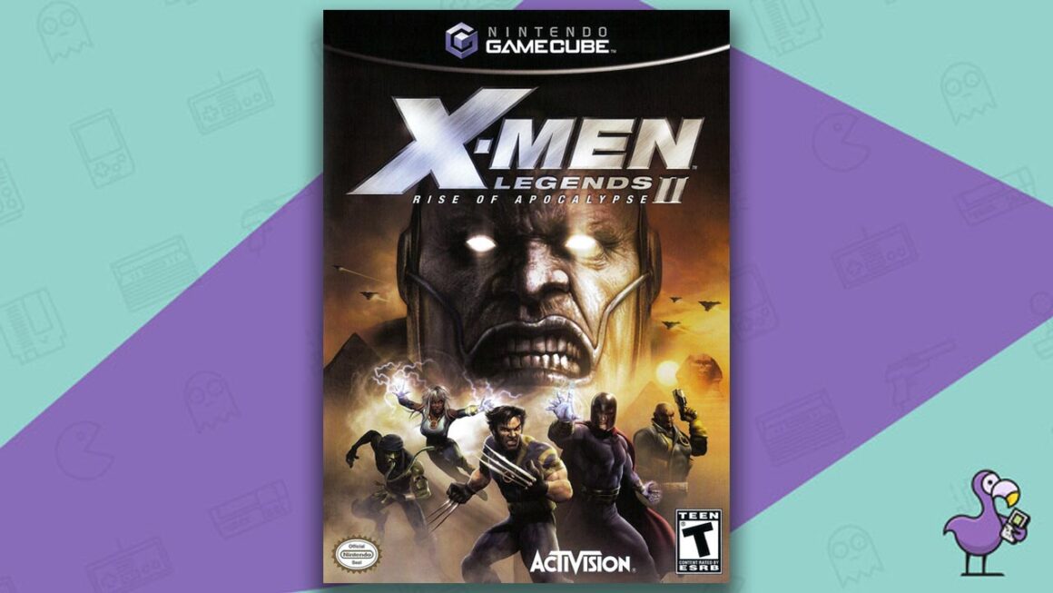 melhores jogos de Gamecube para 4 jogadores - arte da capa do jogo X-Men II: Rise of Apocalypse