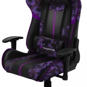 Cadeira Gamer, Thunderx3 Bc3 Camo/RX Ultra Violet Camuflada/Roxo