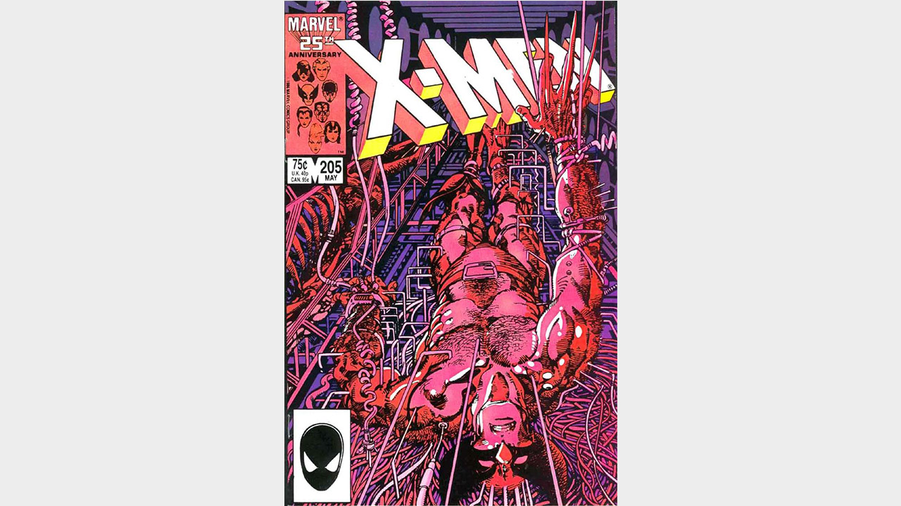 Capa de Uncanny X-Men #205